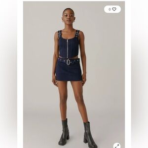 Urban outfitters Stassie denim set size small NWOT